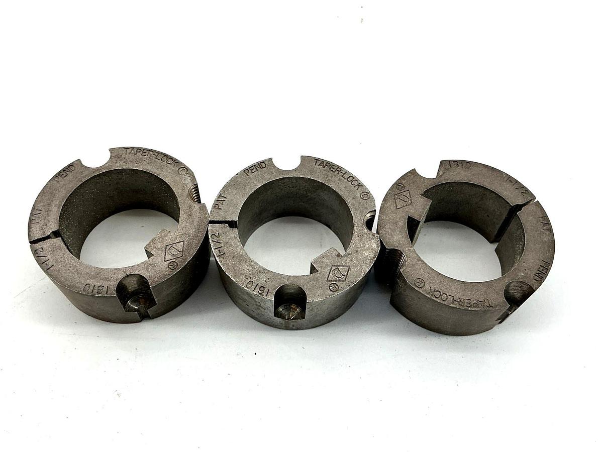 New Lot of 3 Dodge 1610-1-1/2 Taper-Lock Bushing 1-1/2" Bore 1610X1 1/2KW-No Box