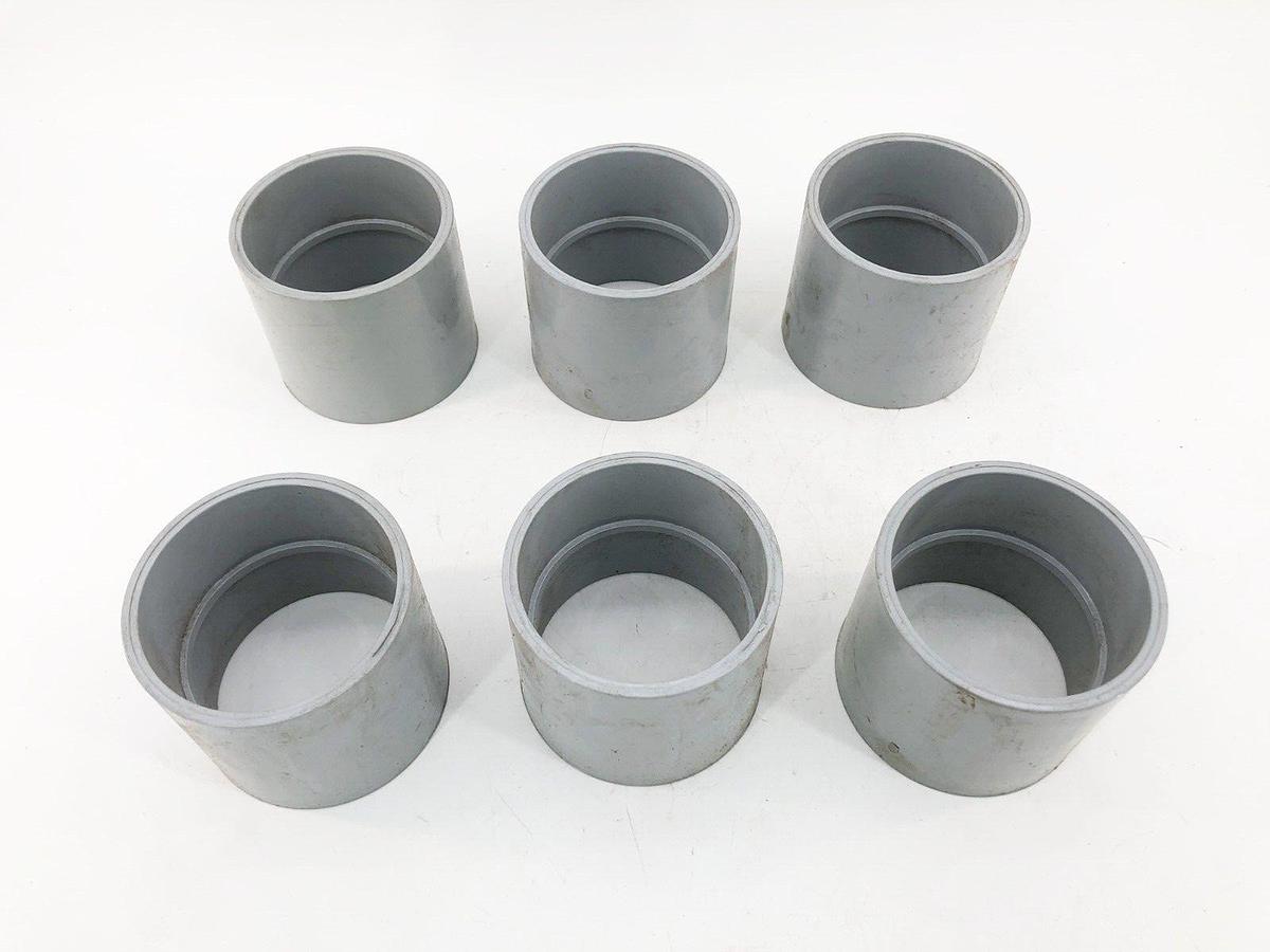 Lot of 6 New Kraloy CP30 Conduit Couplings 3" PVC