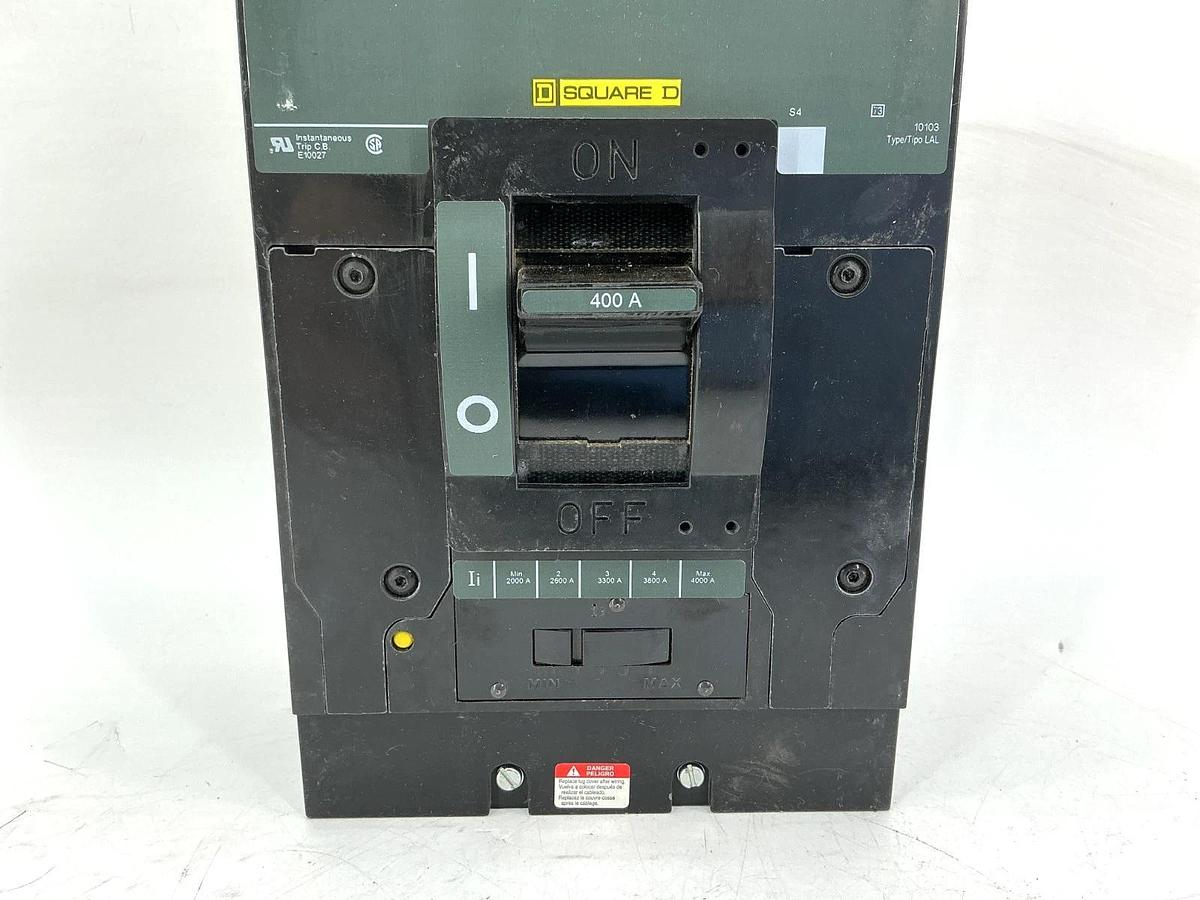 New Square D LAL3640036M Mag-Gard Motor Circuit Protector 3P 400A 600V 50/60HZ