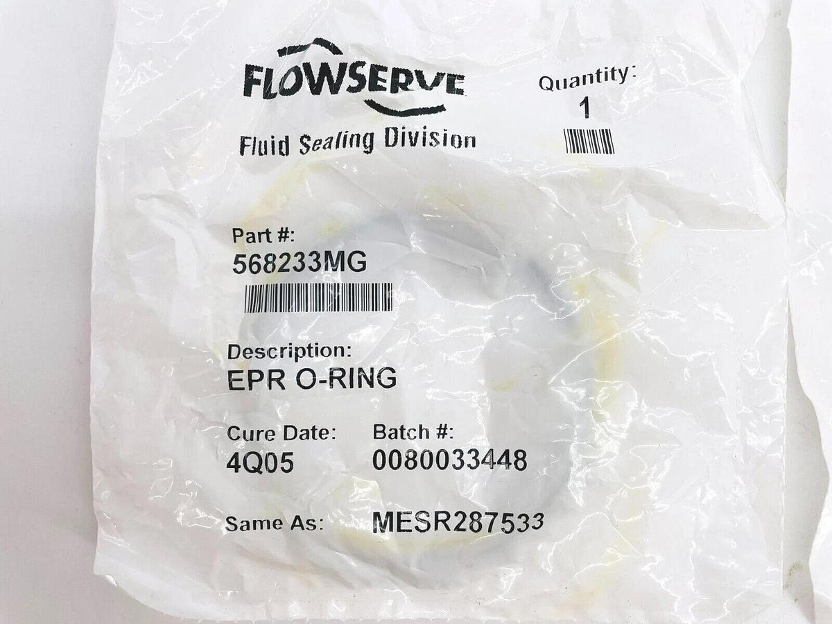 Used Lot of 2 New Flowserve 568233MG O-Ring MESR287533