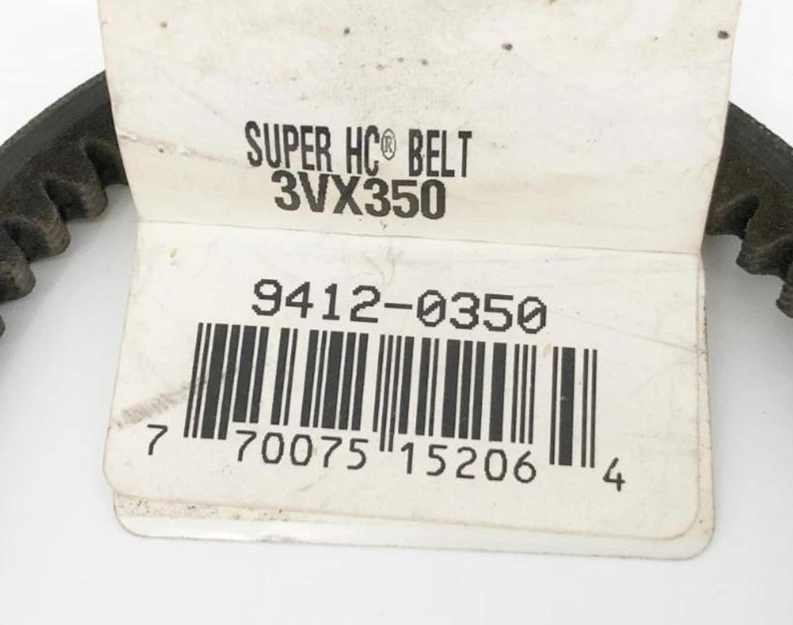 Lot of 2 New Gates 3VX350 Super HC Cogged V-Belts 9412-0350 - No Box