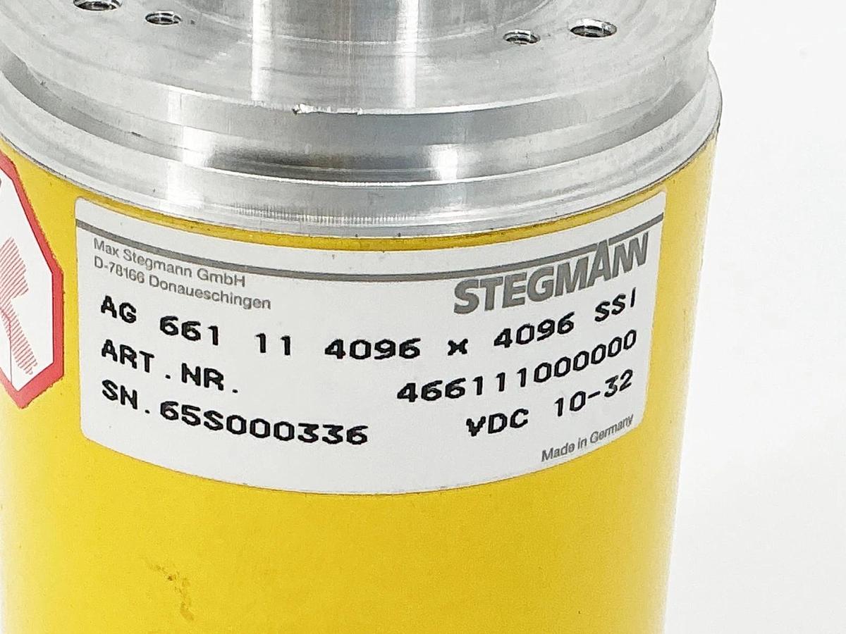 New Stegmann 466111000000 Rotary Encoder 10-32VDC AG-661-11-4096X5096 SSI