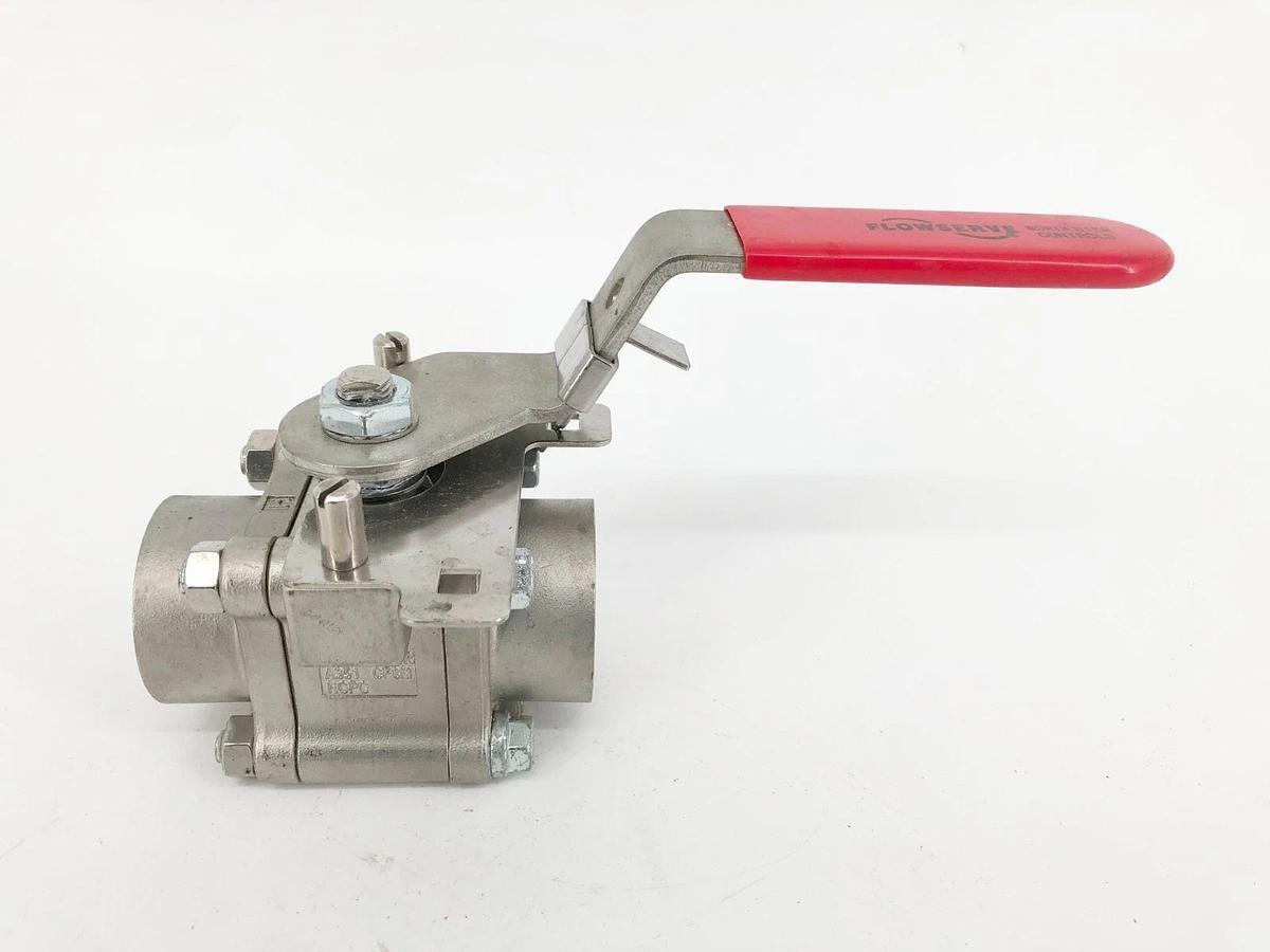 New Flowserve 3/4-596666TTSW-V77-R21 Stainless Steel Ball Valve 1000psi - No Box