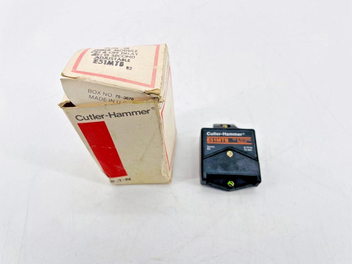 New Cutler Hammer E51MTB Timer Module 15