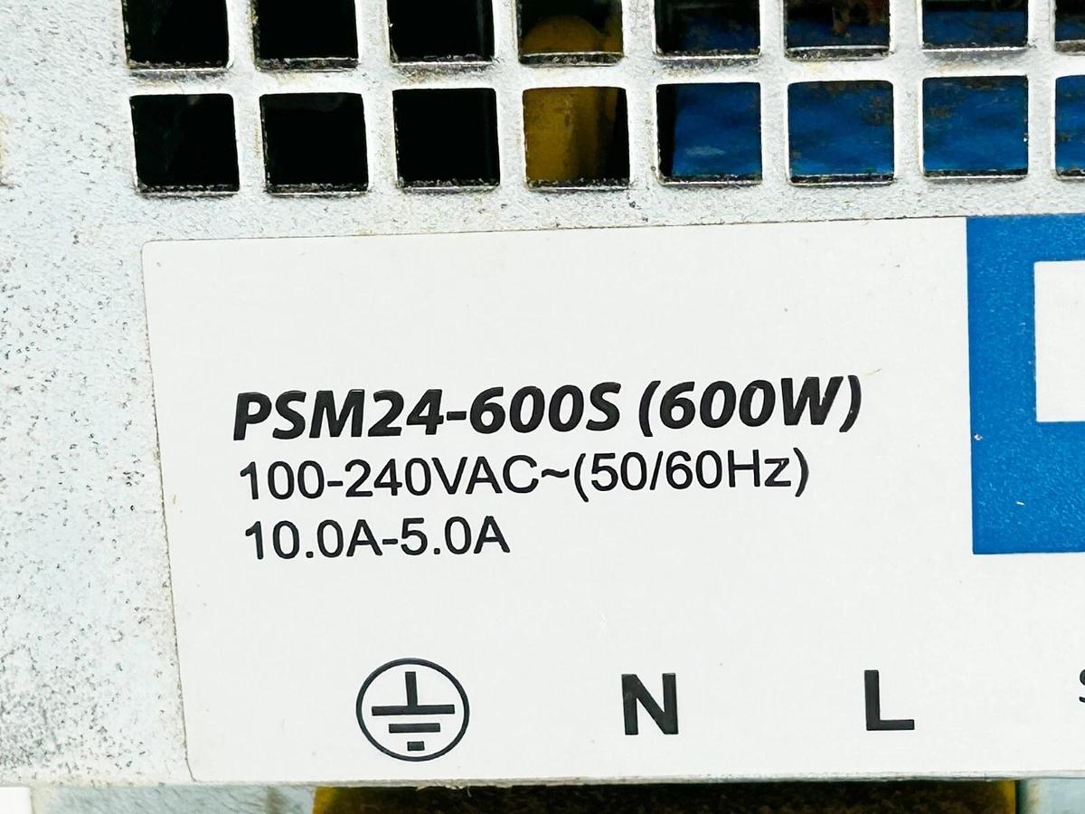 Used Rhino PSM24-600S Switching Power Supply 24VDC 1 Phase 10A 35MM Din Rail