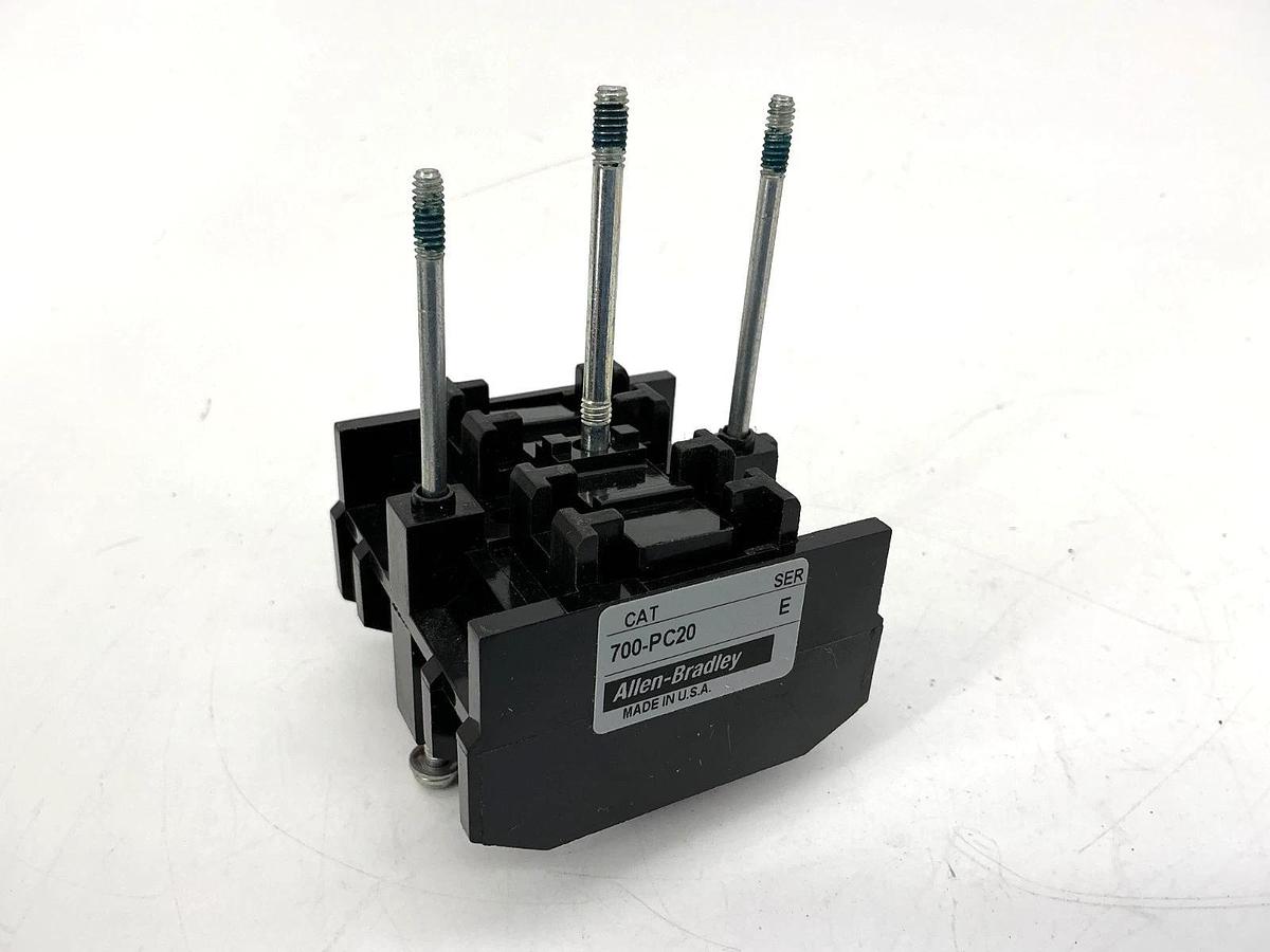 New Allen Bradley 700-PC20 Ser E Relay Third Deck Type P 2-Pole 2NO 10A 700PC20