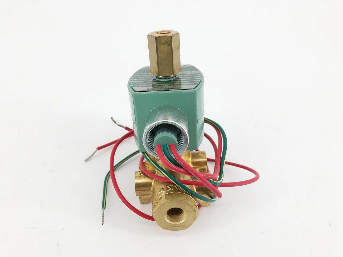 New Asco 8345H003 Solenoid Valve 110/120V 10-150psi 1/4" NPT