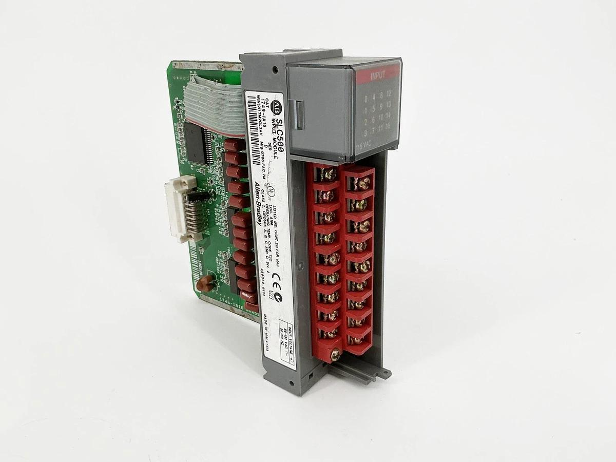 Used Allen Bradley 1746-IA16 Input Module 132V 50/60Hz Ser.C - Missing Door