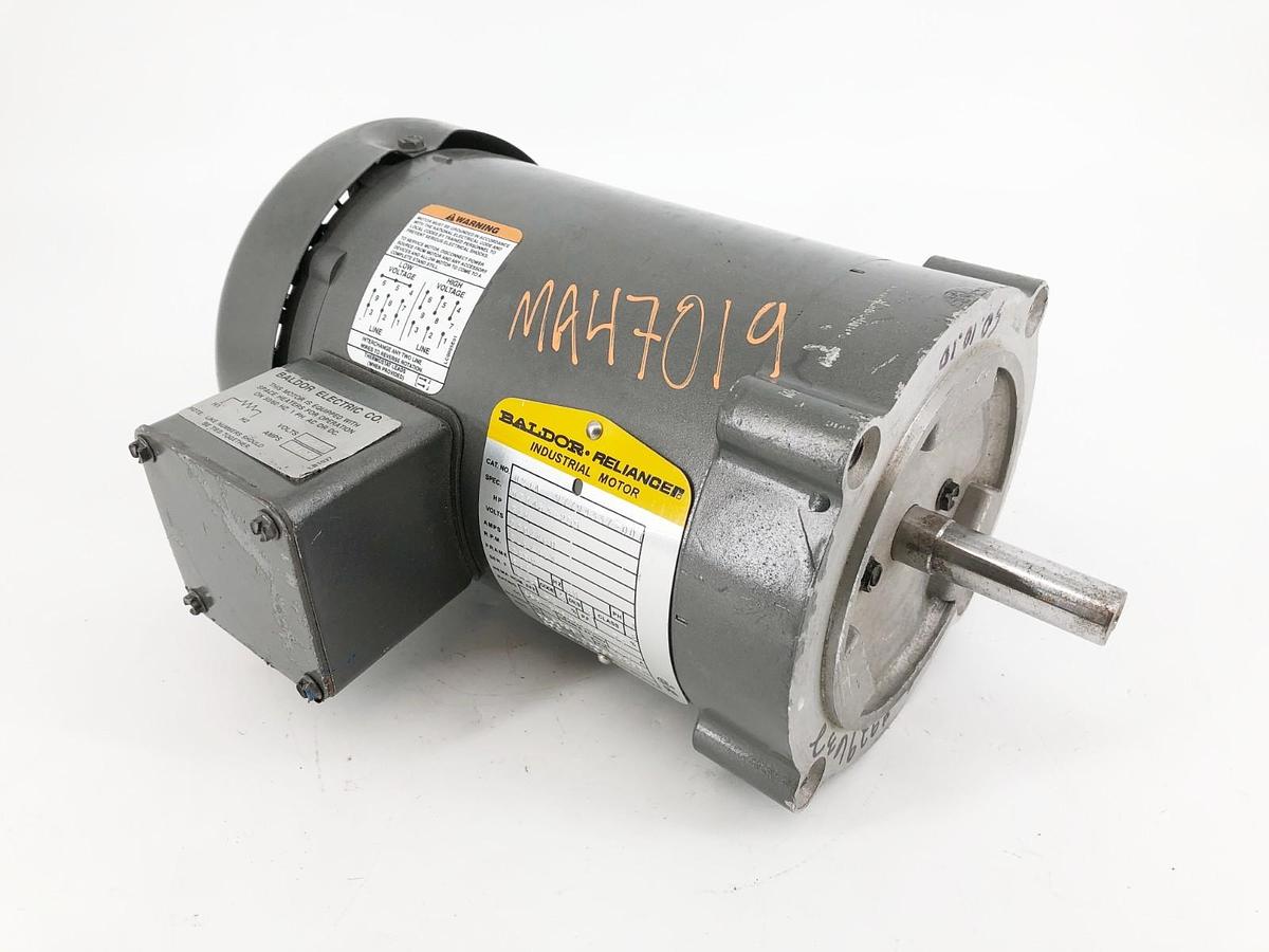 New Baldor M21A 97793337-001 Motor H34A63-255 3/4HP 230/460V 3450rpm - No Box