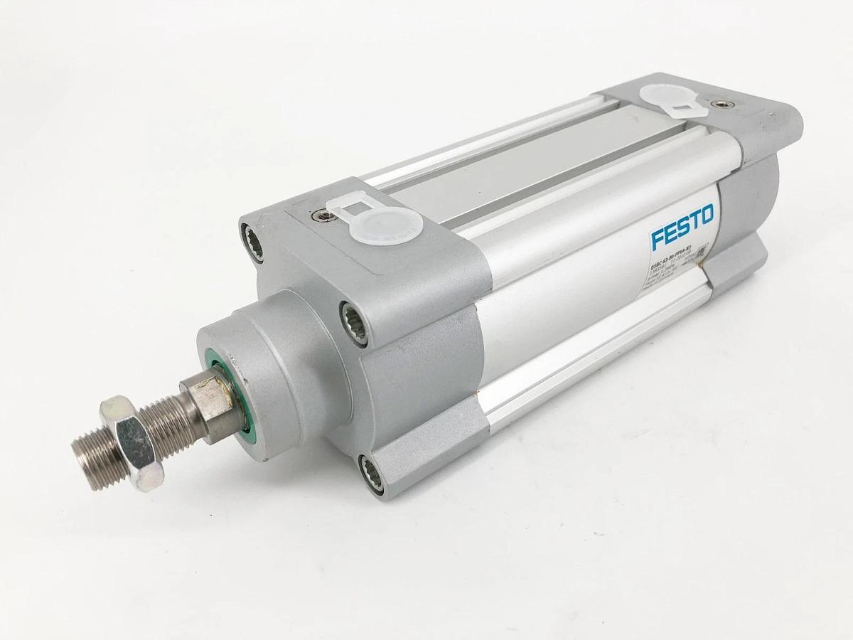 New Festo DSBC-63-80-PPVA-N3 Pneumatic Cylinder 1383581 12 bar - No Box