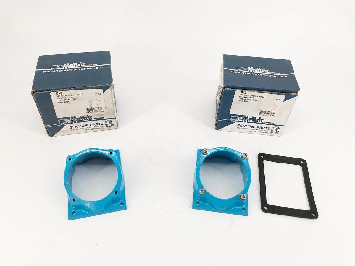 Lot of 2 New Meltric MA3 Metal Angle Adapters 30 Degree