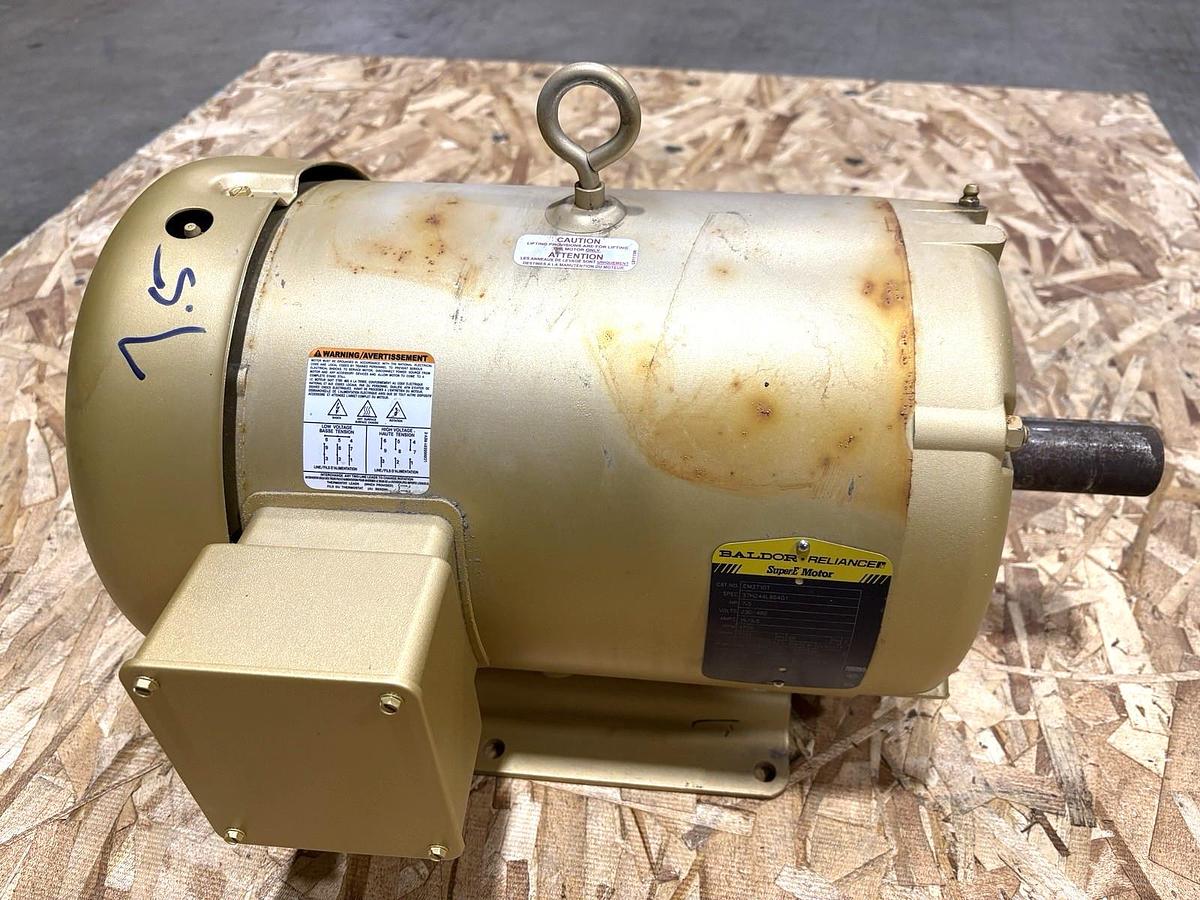 New Baldor EM3710T 7.5HP TEFC Motor 230/460V 60Hz 1800rpm 213T Frame - No Box