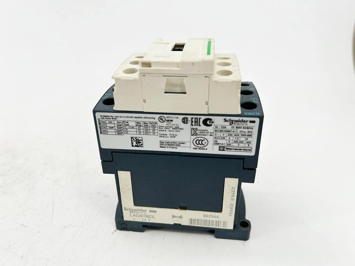 Used Schneider LC1D18JL Contactor 600V 18A IEC Option