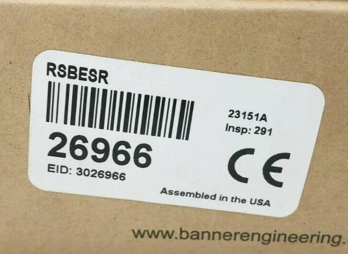 New Banner Engineering RSBESR Maxi-Beam Emitter 26966