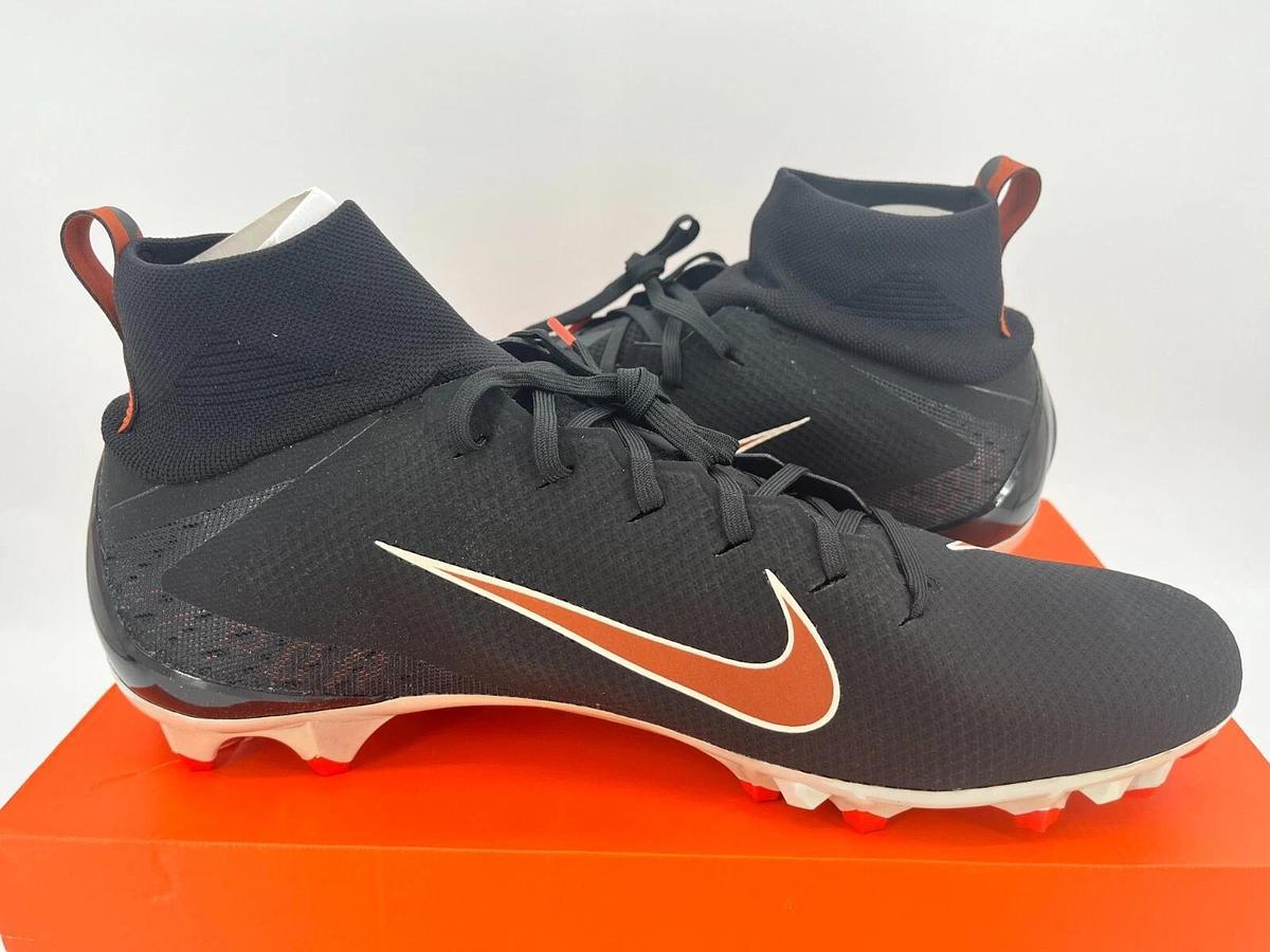 Nike Vapor Untouchable Pro 3 SMU P Black/Orange Size 16 OSU Beavers Cleats