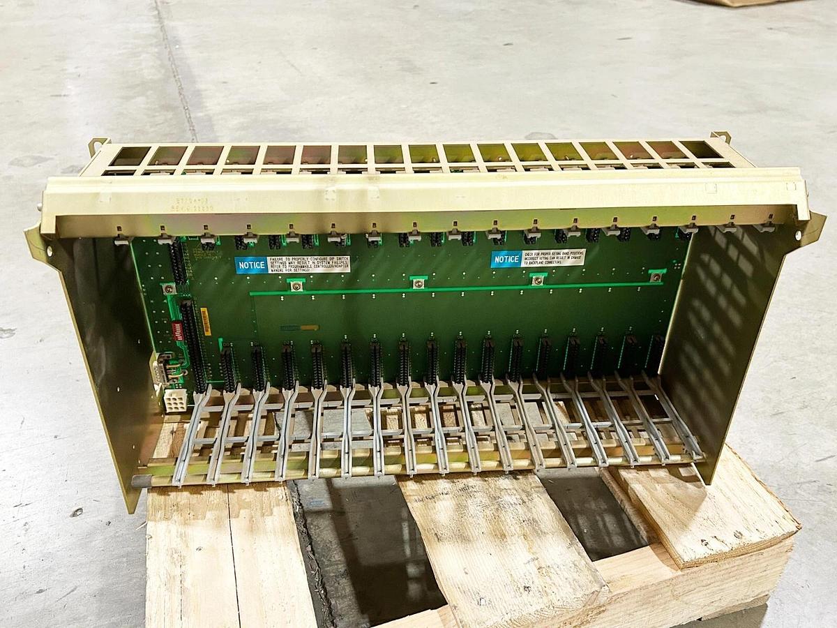 Used Allen Bradley 1771-A4B PLC Rack Chassis 16 Slot 24A 5.25VDC