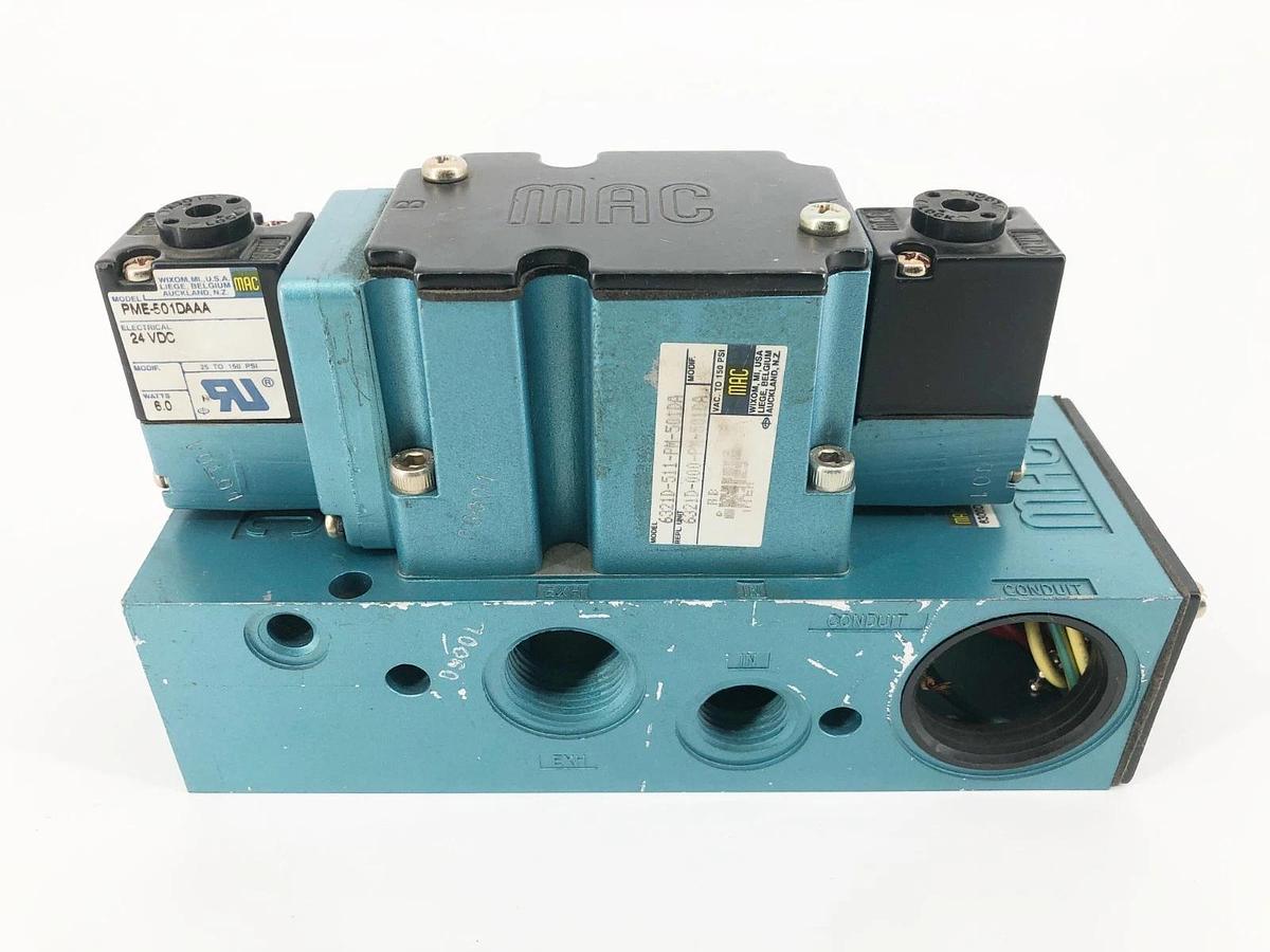 New MAC Valves 6321D-511-PM-501DA Solenoid Valve 24VDC 6W PME-501DAAA - No Box