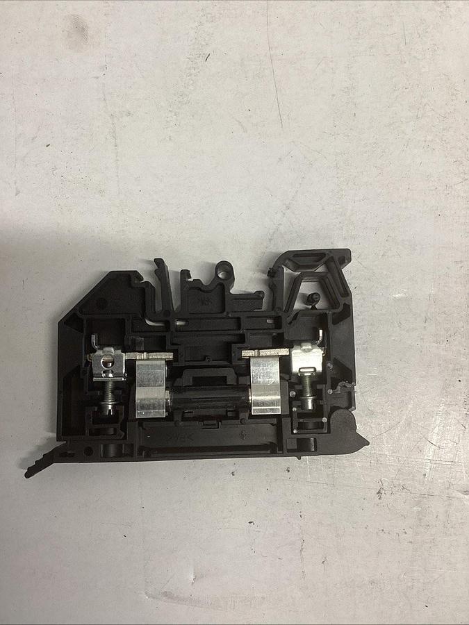 Used Lot of 4 Allen Bradley 1492-H6 Ser C Terminal Blocks Fuse Holder 1P 15A 300V
