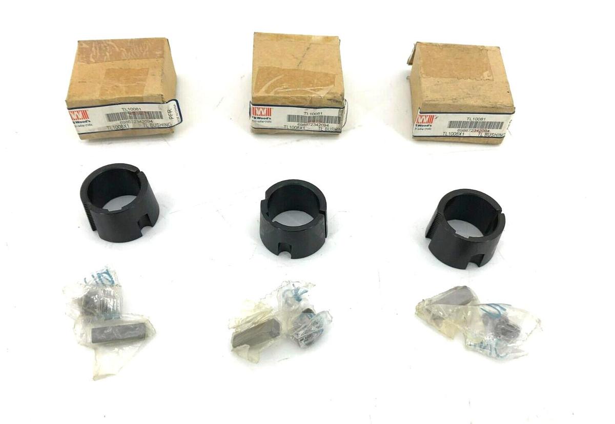 Lot of 3 New TB Woods TL10081 Bushings 1" Bore