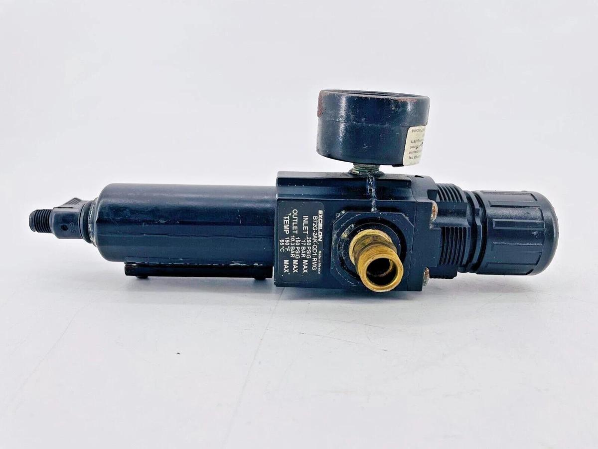 Used Norgren Excelon B72G-2AK-QD1-RMG Filter Regulator 1/4 PTF 0.3-10 Bar