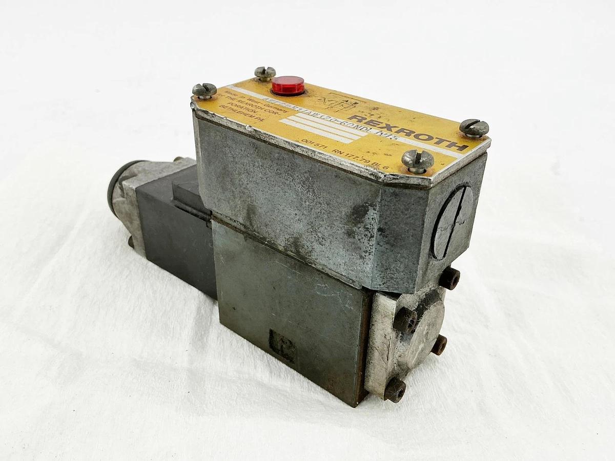 Used Rexroth 4WE6D51/AW120-60NDL/V/5 Hydraulic Solenoid Valve 120V 60Hz 46VA