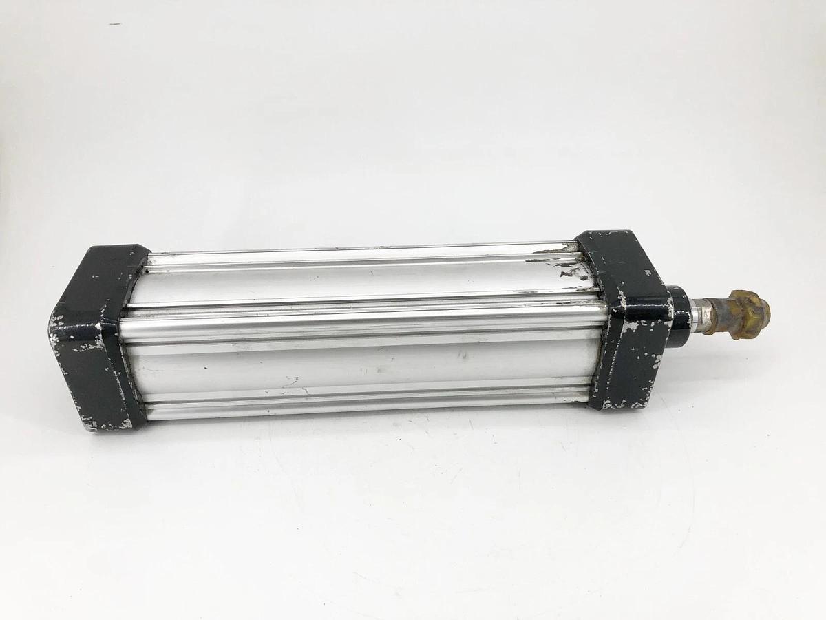 Used Parker P1D4S080MC0250NNNN Cylinder Aluminum Piston 80mm 10 bar