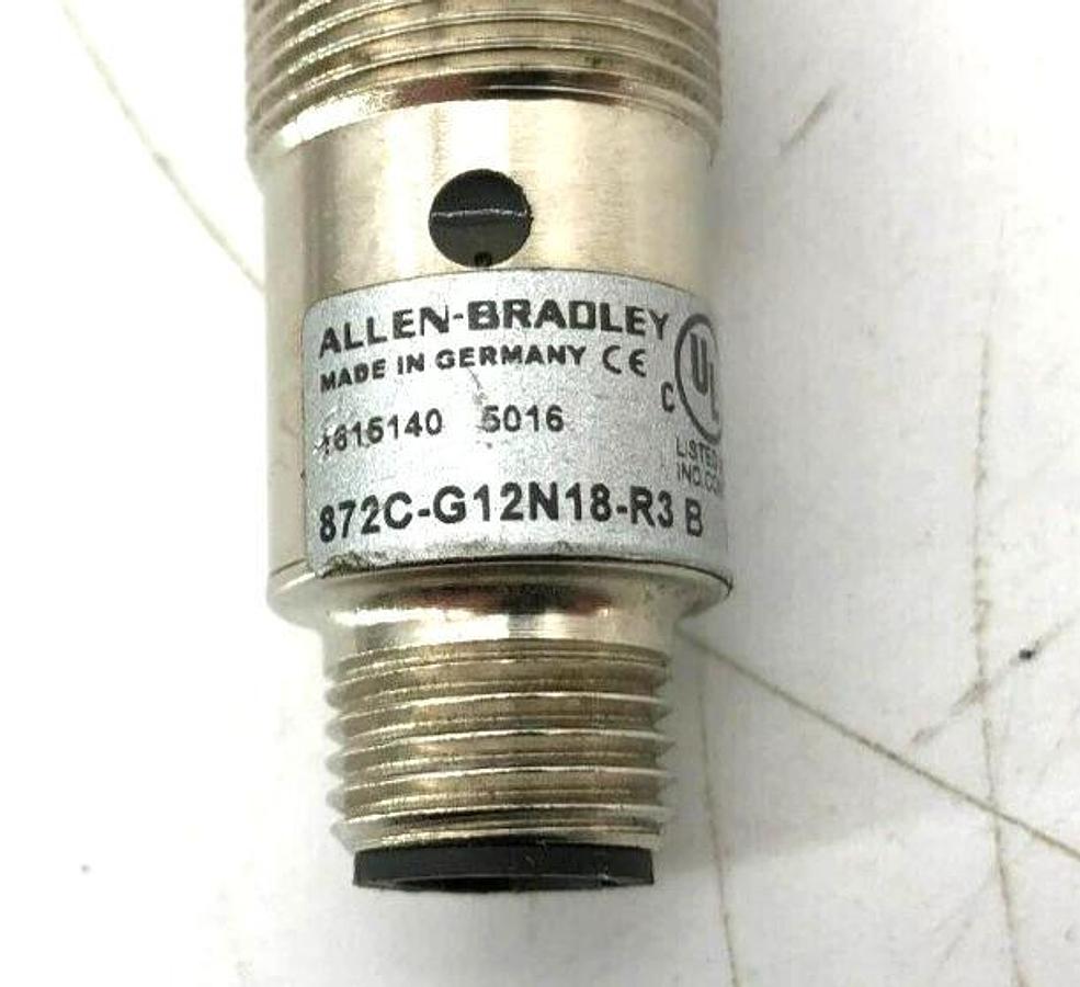 Used Allen Bradley 872C-G12N18-R3 Ser. B Inductive Proximity Sensor