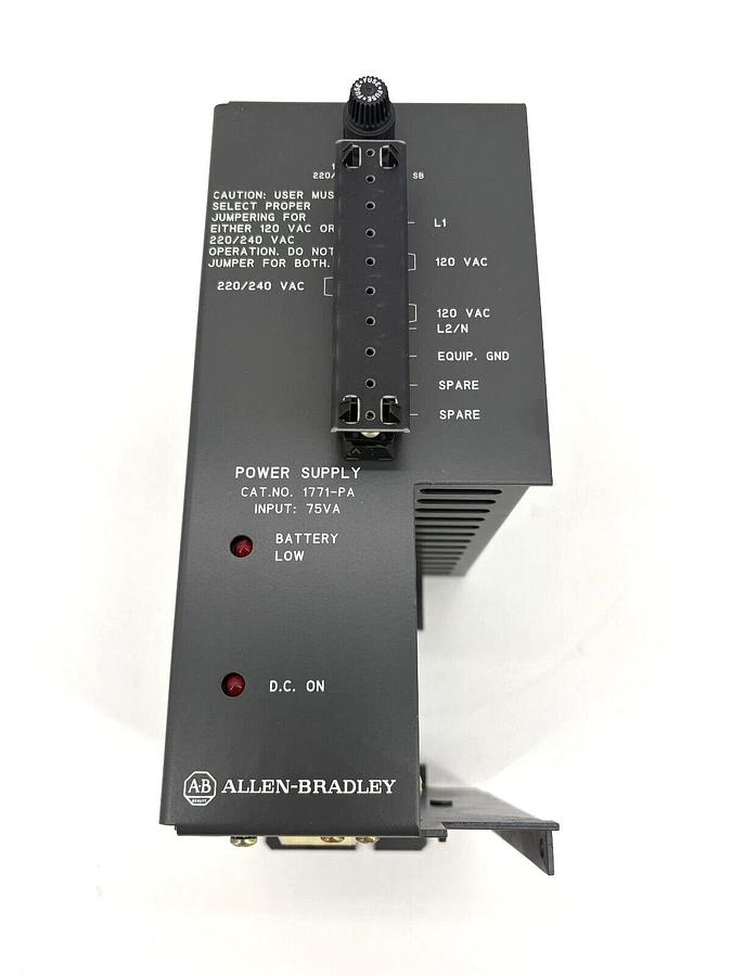 New Allen Bradley 1771-PA PLC-5 Power Supply Module 75VA Input