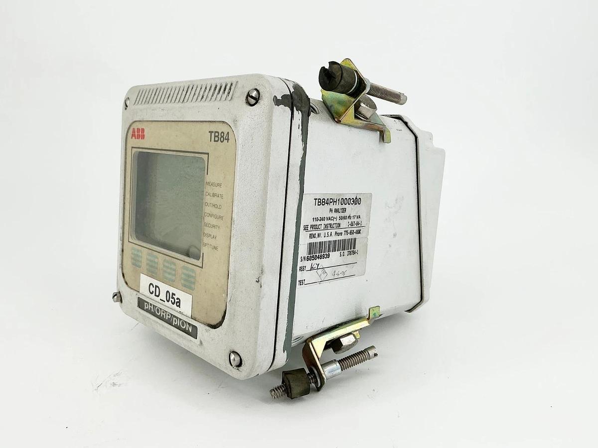 Used ABB TB84PH1000300 PH Analyzer 3 Relay 16VA 240V 50/60Hz Model TB84