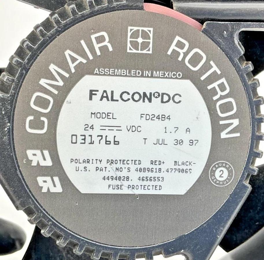 Used Comair Rotron FD24B4 Falcon DC Cooling Fan 1.7A 24VDC