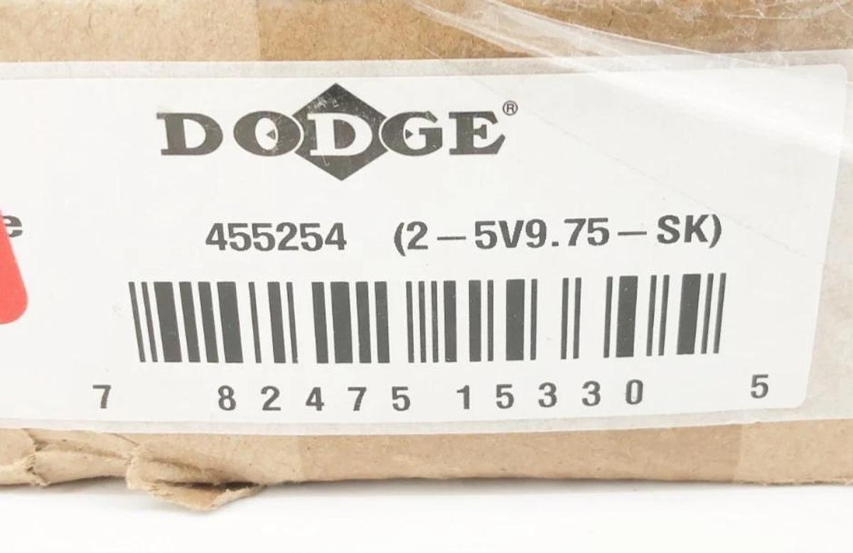 New Dodge 455254 Type C1 Web Sheave 2-3/4" Bore 2-Groove 2-5V9.75-SK