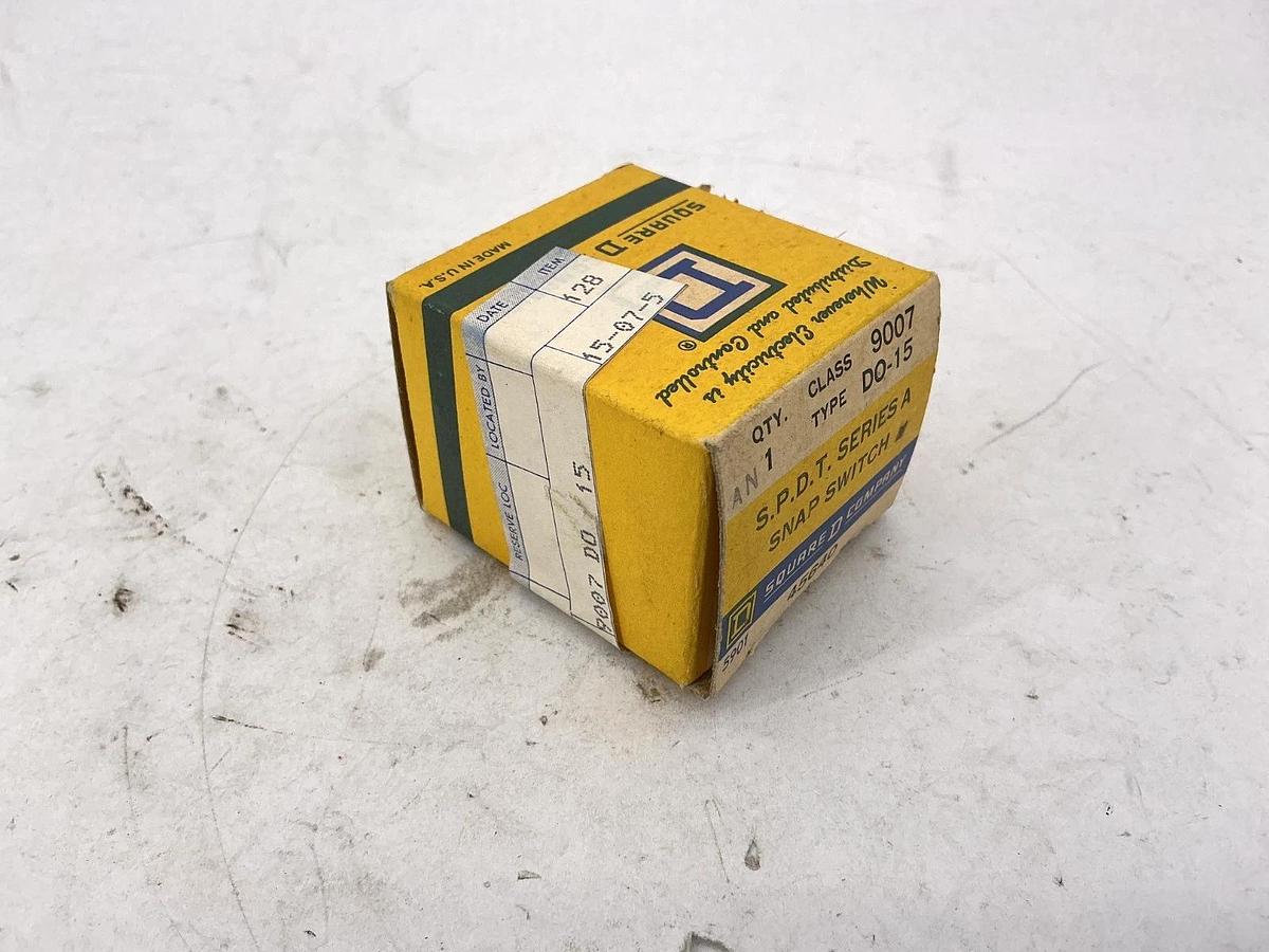 New Square D 9007DO-15 Ser A SPDT Replacement Snap Switch 9007DO15 45640