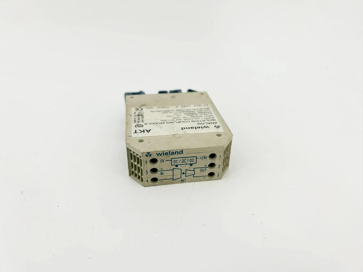 Used Wieland 57.806.1053.0 AKT Analog Isolation Coupling Module 24VDC