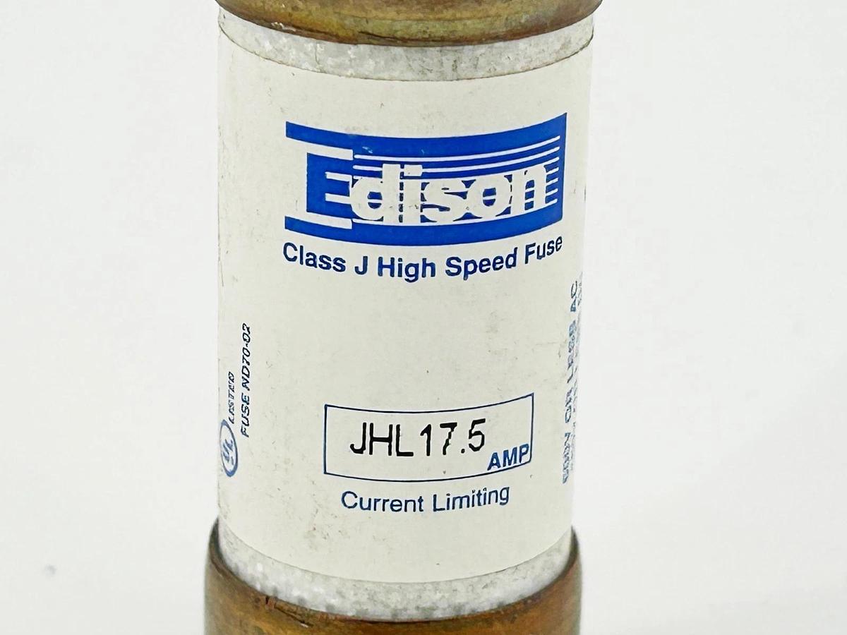New Box of 10 Edison JHL17.5 Current Limiting Highspeed Fuse 17.5A 600V Class J