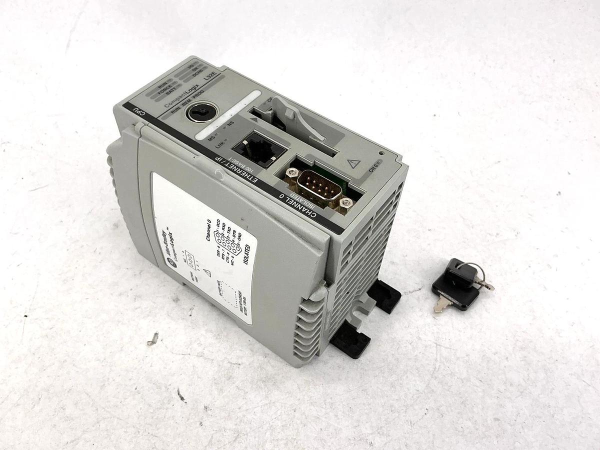 Used Allen Bradley 1769-L32E Ser A Ethernet Processor Controller 750KB Memory w/ Key