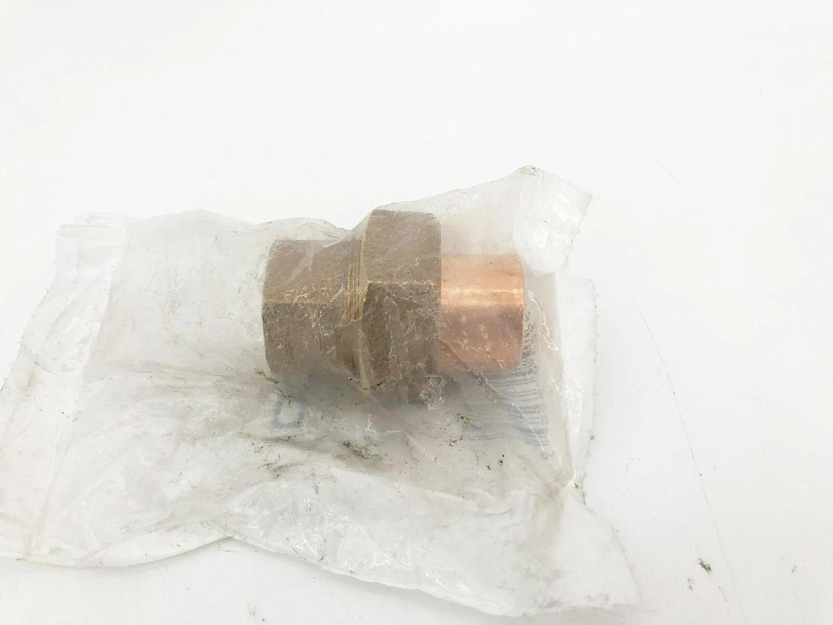 Lot of 2 New Nibco U733 Cast Copper Unions 3/4" x 3/4"