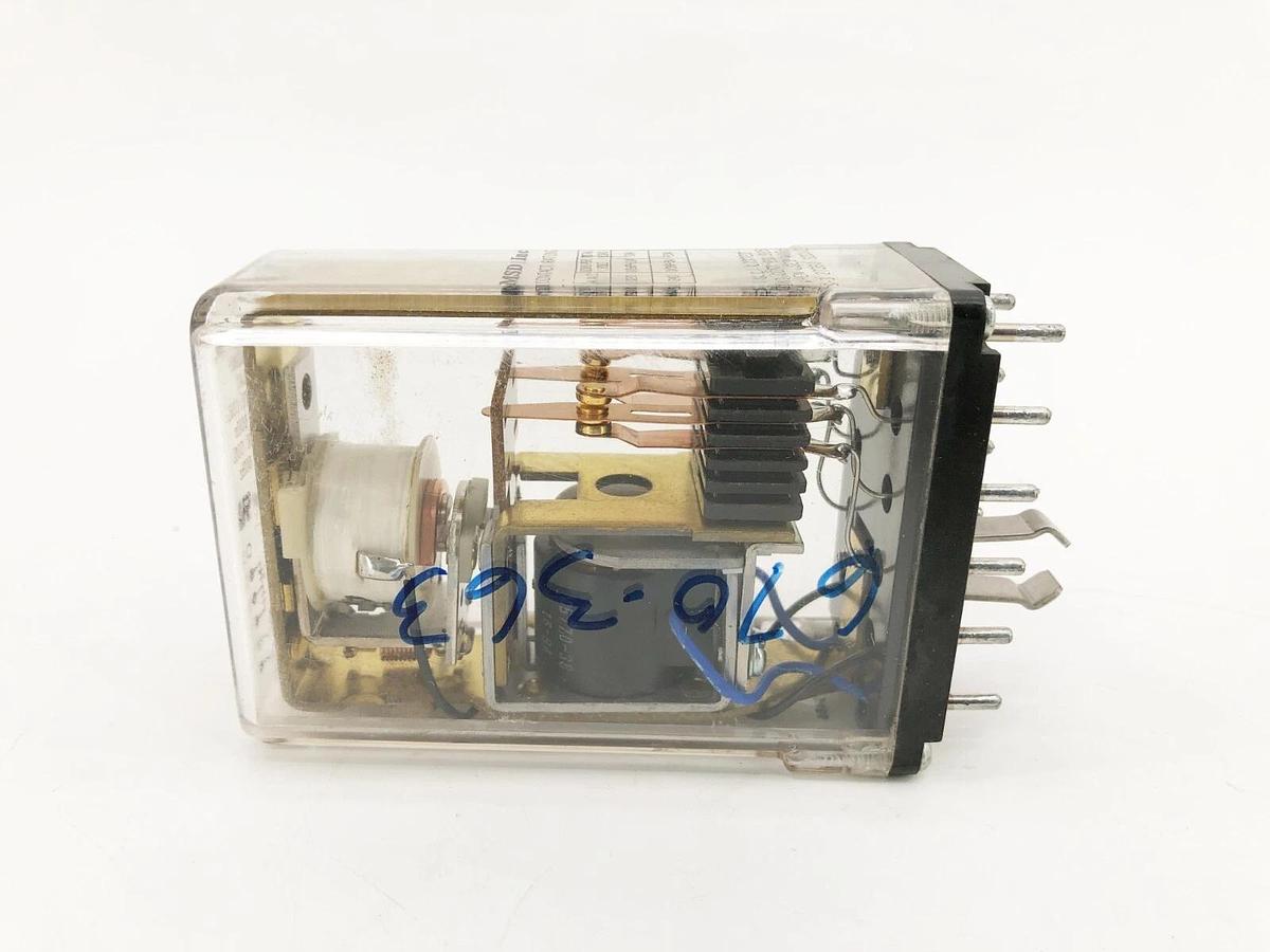 Used Lot of 2 MSD Inc. B255XBXP Plug In Relays 120V 60Hz