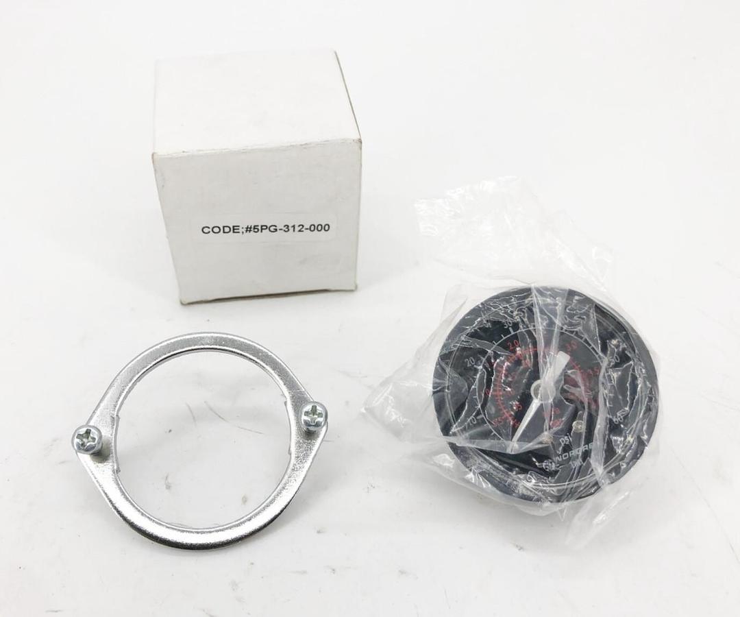 New Norgren 5PG-312-000 Pressure Gauge 1/8"NPT 0-60psi