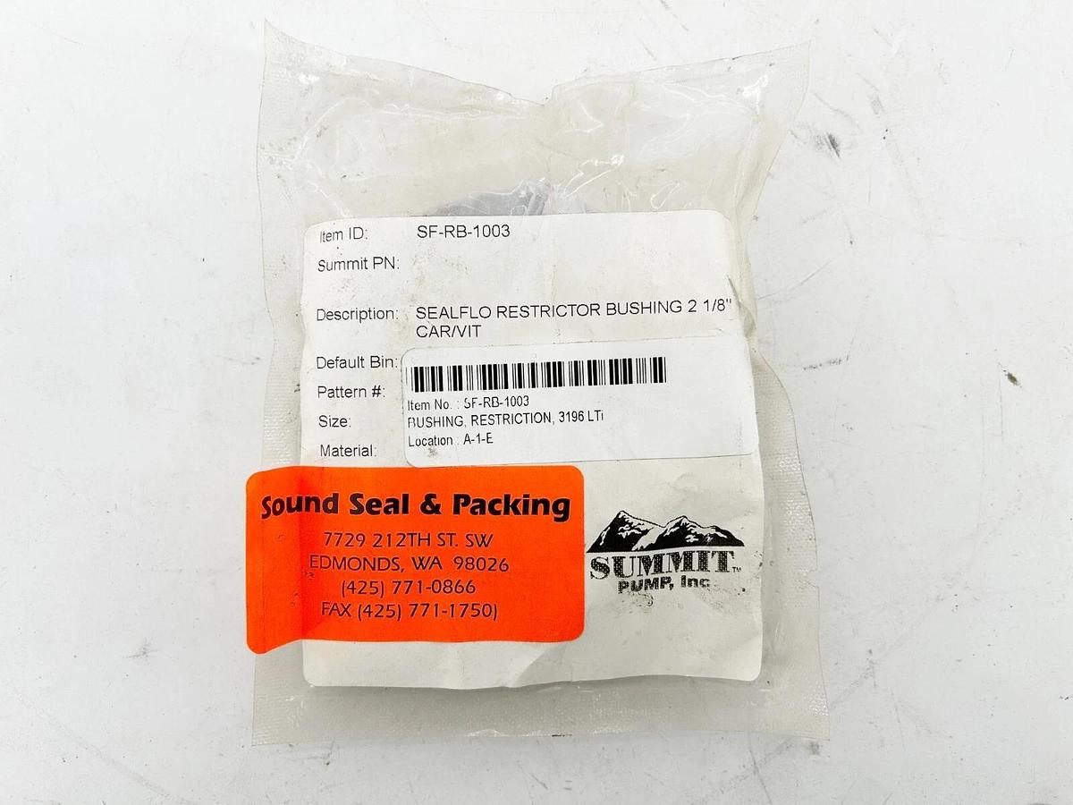 New Sound Seal SF-RB-1003 Bushing Goulds 3196 2-1/8" Shaft Size
