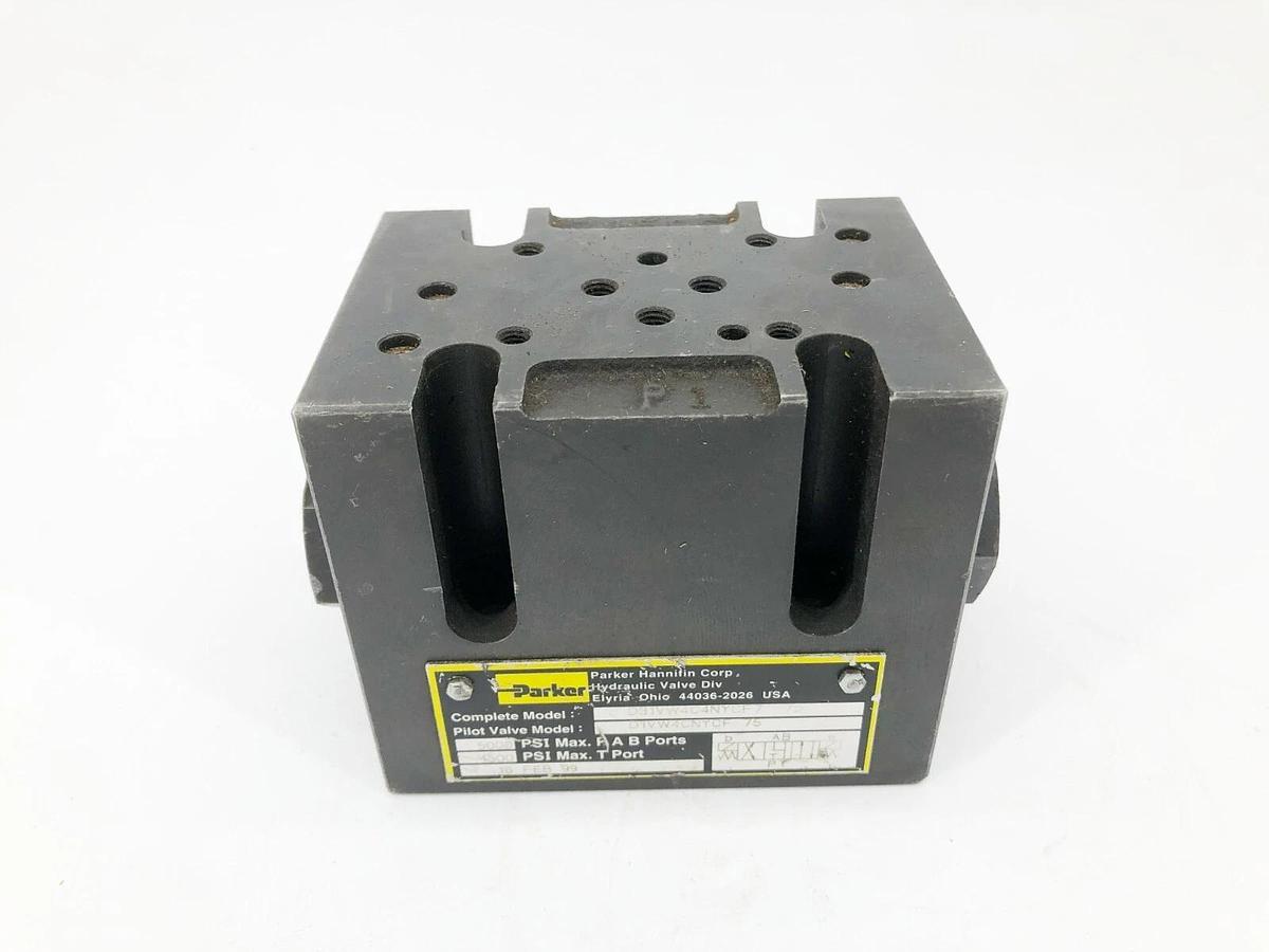 Used Parker D31VW4C4NYCF7-75 Hydraulic Valve Body Only 5000psi
