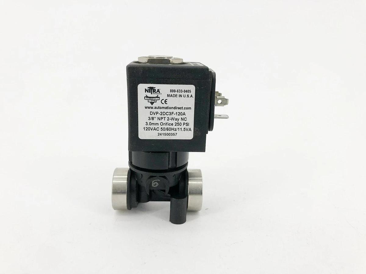 New Nitra DVP-2DC3F-120A Solenoid Valve 2-Way 3/8" NPT 120VAC