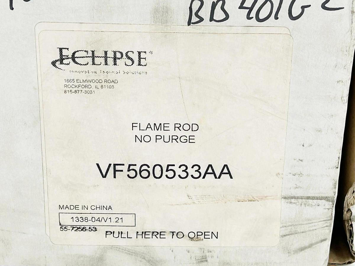 New Eclipse VF560533AA Flame Rod No Purge UV Sensor 120Vac 50/60Hz 15Second TFI