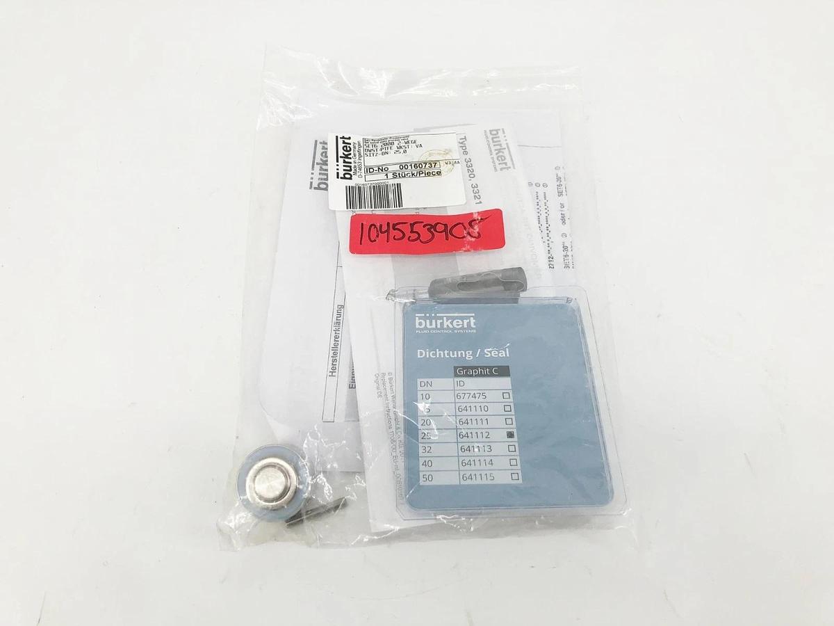 New Burkert 00160737 Angle Seat Valve SET6 2000 2-WEGE