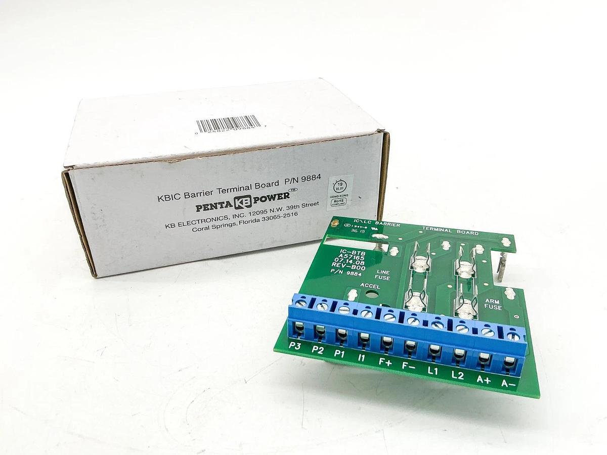 New KB Electronics 9884 KBIC Barrier Terminal Board