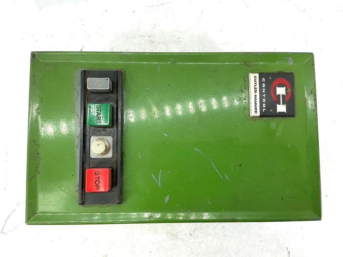 Used Cutler-Hammer C325KAL1 Enclosure w/ A10BG0 Ser A1 Starter 3Ph 18A 480V 50/60HZ