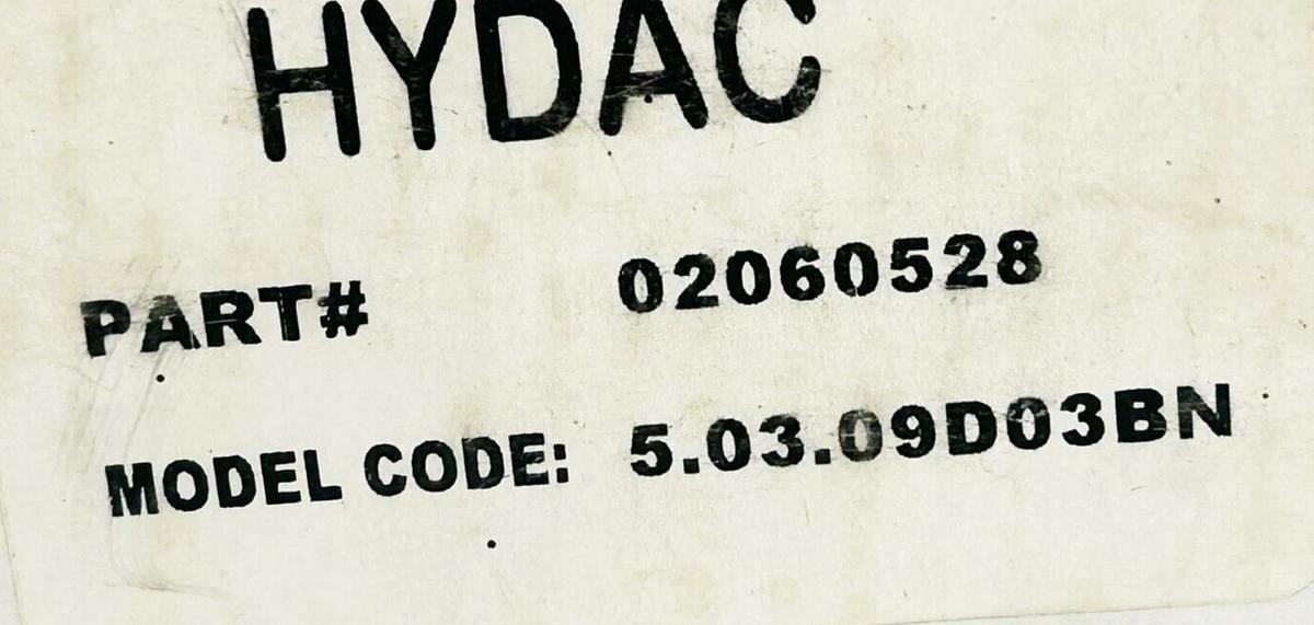 New Hydac 2060528 Filter Element 3 Micron 5.03.09 D 03 BN4