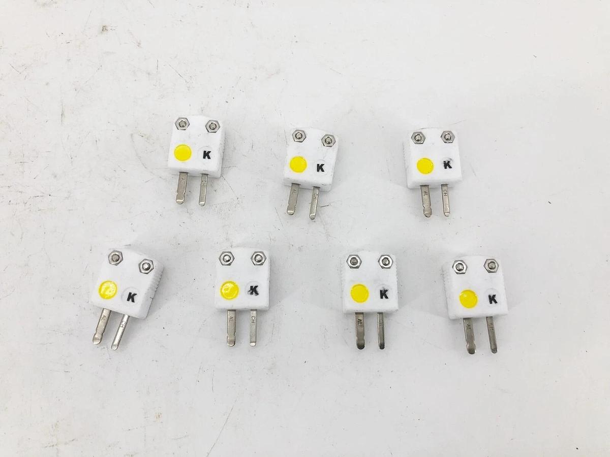 Lot of 7 New Omega SHX-K-M Mini High Temp Ceramic Connectors Type K
