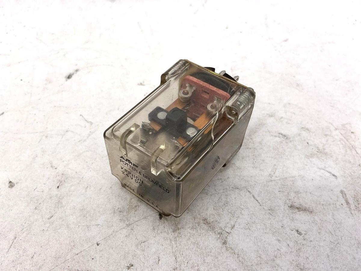 Lot of 2 New Potter & Brumfield KRP-11DN-24 Relay 24VDC 8-Pin 10A 240VAC
