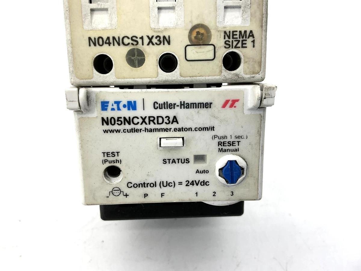 Used Eaton Cutler-Hammer N101CS1D3A Starter 3P 27A SS OVLD N04NCS1X3N N05NCXRD3A