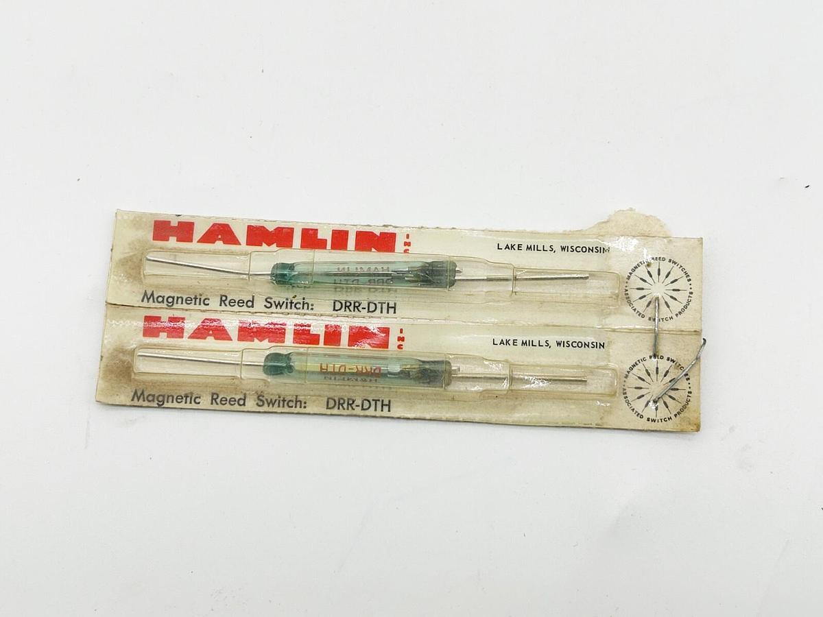 New Lot of 2 Hamlin DRR-DTH Reed Switch 3A 500VDC SPDT-CO